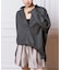 IENA LA BOUCLE ウールロングシャツ