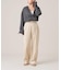 IENA LA BOUCLE ウールロングシャツ