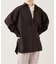 IENA LA BOUCLE ウールロングシャツ