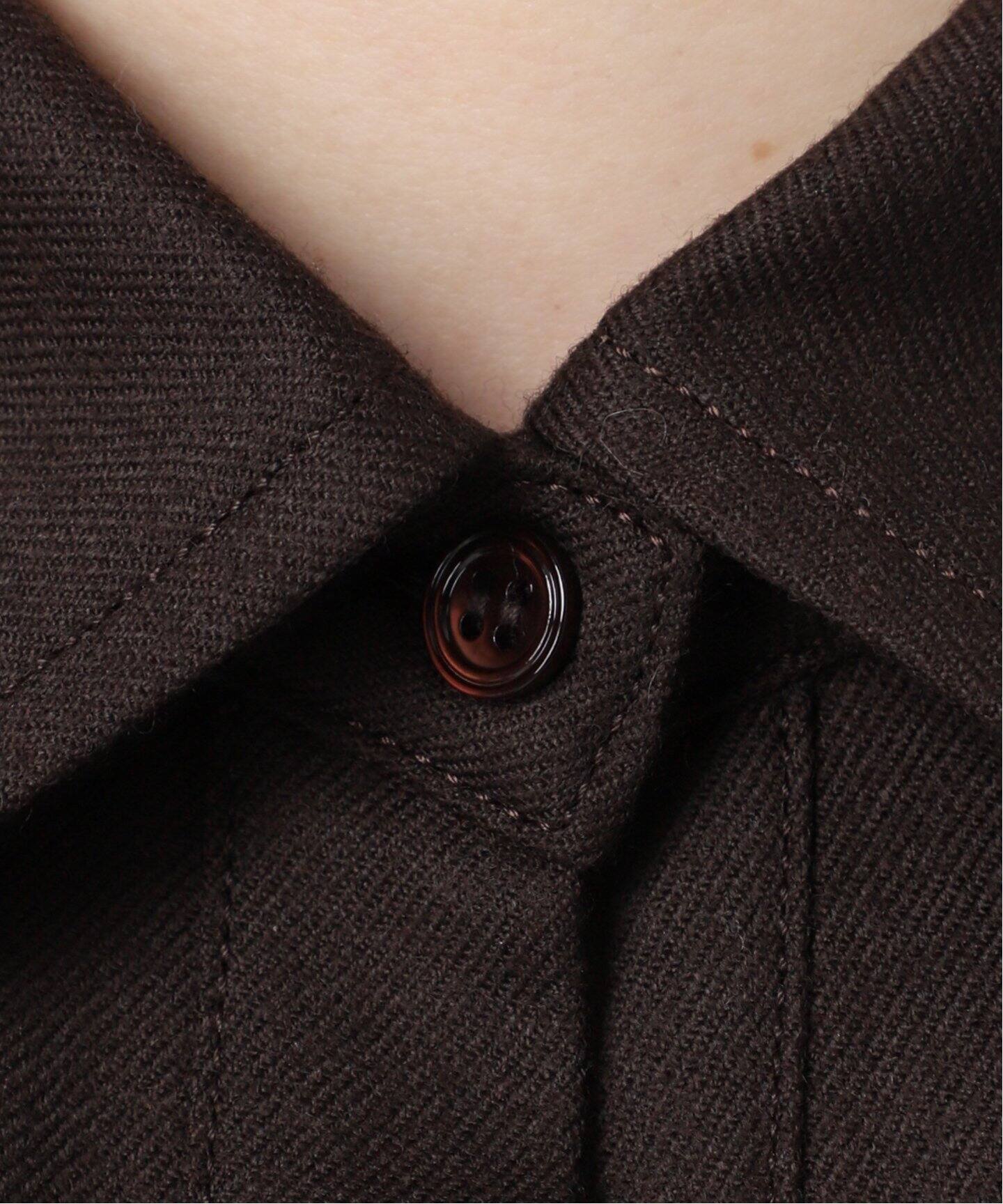 IENA LA BOUCLE ウールロングシャツ
