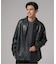 ネイキッドラムレザー シャツ