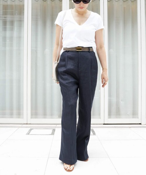 OGLINEN タックパンツ36 OGLINEN タックパンツ｜ベーセーストックのアウトレット通販