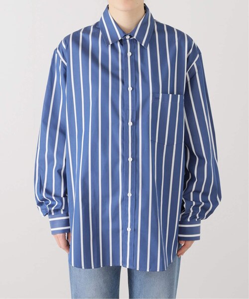 未使用☆ MATTEAU マトー ストライプシャツ 1 MATTEAU/マトー】CLASSIC STRIPE SHIRT｜ベーセーストックの