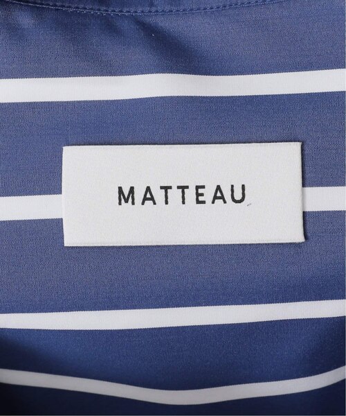 未使用☆ MATTEAU マトー ストライプシャツ 1 MATTEAU/マトー】CLASSIC STRIPE SHIRT｜ベーセーストックの