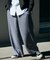 サマーツイード モダンワイドスラックス