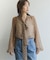 チェーンプリントエアリーボウタイブラウス