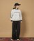 OUT OF FRAMe embroidery プリントT