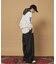 OUT OF FRAMe embroidery プリントT