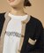 OUT OF FRAMe embroidery プリントT