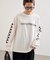 OUT OF FRAMe embroidery プリントT