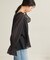 COTTON VOIL GATHERED ブラウス