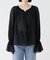 COTTON VOIL GATHERED ブラウス