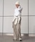 ハイウエストワイドパンツ