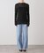 HAKUJI/ハクジ Sheer rib BN PO カットソー H232482