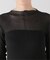 HAKUJI/ハクジ Sheer rib BN PO カットソー H232482