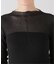 HAKUJI/ハクジ Sheer rib BN PO カットソー H232482