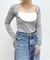 シフォンドッキングカットトップス