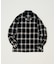 OMBRE CHECK / オープンカラーシャツ
