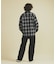 OMBRE CHECK / オープンカラーシャツ