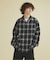 OMBRE CHECK / オープンカラーシャツ