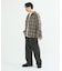 OMBRE CHECK / オープンカラーシャツ