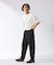 ”イージーケア” TECH LINEN COOLMAX(R) スラックス（セットアップ着用可）