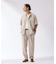 ”イージーケア” TECH LINEN COOLMAX(R) スラックス（セットアップ着用可）