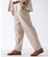 ”イージーケア” TECH LINEN COOLMAX(R) スラックス（セットアップ着用可）