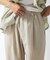 ”イージーケア” TECH LINEN COOLMAX(R) スラックス（セットアップ着用可）