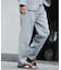 ”イージーケア” TECH LINEN COOLMAX(R) スラックス（セットアップ着用可）