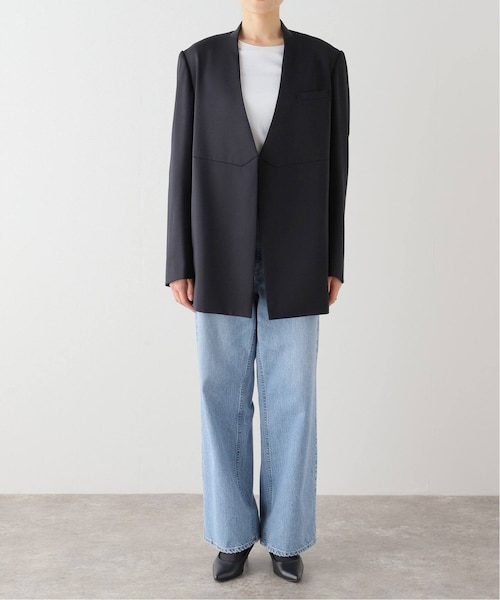 【美中古】UJOH 22ss 上下セットアップ モスグリーン サイズ3 UJOH/ウジョー Low Gorge-Line Jacket｜ベーセーストックの