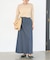 Aラインデニムスカート