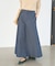 Aラインデニムスカート