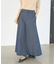 Aラインデニムスカート