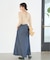 Aラインデニムスカート