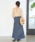 Aラインデニムスカート