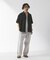 ”イージーケア” TECH LINEN COOLMAX(R) CPO シャツ（セットアップ着用可）