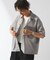 ”イージーケア” TECH LINEN COOLMAX(R) CPO シャツ（セットアップ着用可）