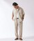 ”イージーケア” TECH LINEN COOLMAX(R) CPO シャツ（セットアップ着用可）