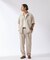 ”イージーケア” TECH LINEN COOLMAX(R) CPO シャツ（セットアップ着用可）