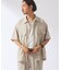 ”イージーケア” TECH LINEN COOLMAX(R) CPO シャツ（セットアップ着用可）