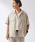 ”イージーケア” TECH LINEN COOLMAX(R) CPO シャツ（セットアップ着用可）
