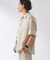”イージーケア” TECH LINEN COOLMAX(R) CPO シャツ（セットアップ着用可）