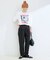手洗い可 / ドットフロッキースティックパンツ
