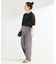手洗い可 / ドットフロッキースティックパンツ