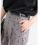 手洗い可 / ドットフロッキースティックパンツ
