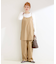 《2点セット》手洗い可 / チンツ加工ロングキャミソール / パンツセット