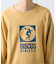 【DISCUS/ディスカス】裏毛 アイコニックロゴ ラグランクルーネックスウェット