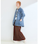 《追加》ウォッシャブル / DU JOUR/デュ ジュール RIDING JEAN JACKET