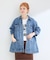 《追加》ウォッシャブル / DU JOUR/デュ ジュール RIDING JEAN JACKET